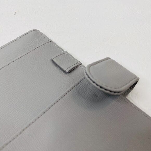 Cloth and Paper Foundations Gray Leather Planner - Picture 15 of 16